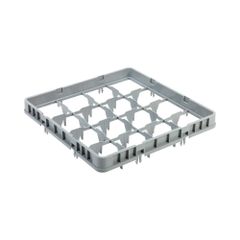 Nadstawa do kosza typ 1 Amerbox - 16 elementów, maks. ø szkła: 109 mm, jasnoszary