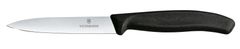 Nóż do jarzyn gładki, Victorinox, czarny, (L)212mm