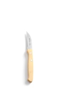 Couteau éplucheur avec manche en bois