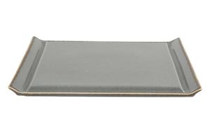Steak plate, Porland, Stone, Dark grey, 330x260mm