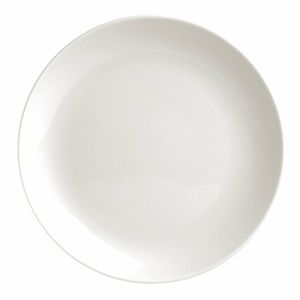 Dove rantless plate, Porland, Porland Dove, Cream