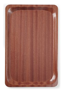 Serviertablett, rechteckig, rutschfest, laminiert, AmerBox, GN 1/1, Mahagoni, 325x530mm