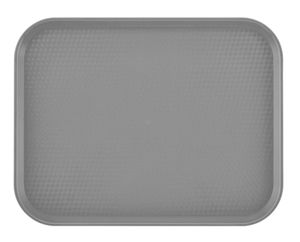 Padėklas iš polipropileno fast food, vidutinis, Cambro, Šviesiai pilkas, 300x410x(H)19mm