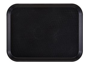 Padėklas iš polipropileno fast food, vidutinis, Cambro, Juodas, 300x410x(H)19mm