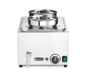 Set: Bain-marie Ranger + 2x 4L container with lid, HENDI, 8L, 220-240V/1000W, 604x332x(H)315mm