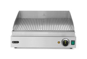 Griddle, ribbed, HENDI, Profi Line, entirely ribbed, 230V/2400W, 527x404x(H)233mm