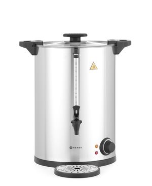 Karsto dzērienu vārāmais katls ar dubulto sieniņu, HENDI, ≈ 120 tases 37 minūtēs., 17L, 230V/2500W, 415x382x(H)480mm