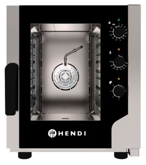 Horno de convección con vapor SNACK 5x GN 2/3, HENDI, 230V/3200W, 550x754x(H)662mm