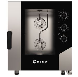 Horno de convección con vapor CONTROL 7x GN1/1, HENDI, 400V/10400W, 730x855x(H)850mm