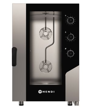 Horno de convección con vapor CONTROL 11x GN1/1, HENDI, 400V/15400W, 730x855x(H)1130mm
