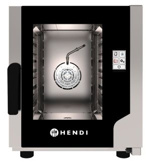 Horno de convección con vapor SNACK 5x GN 2/3, HENDI, 230V/3200W, 550x754x(H)662mm