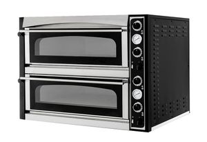 Pec na pizzu Superior XL 66 GLASS, HENDI, 2 komory , 400V/18000W, 1360x865x(H)745mm