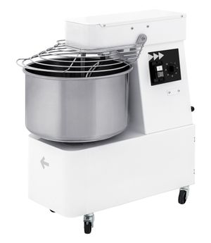 Spiralinis maišytuvas su fiksuotu 22 l dubeniu, Prismafood, 56 kg/h, 22L, 400V/1100W, 385x670x(H)725mm