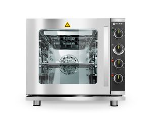 Piec konwekcyjno-parowy multifunkcyjny 4xGN 2/3 – elektryczny, HENDI, jasnoszary, 230V/3000W, 625x585x(H)590mm