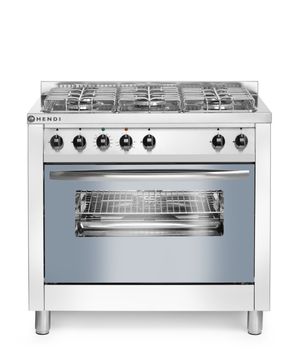 5 degļu gāzes plīts, HENDI, Smart, 230V/3000W, 17000kW, 900x600x(H)900mm