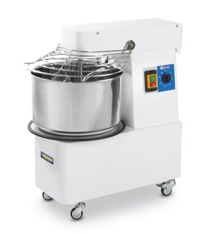Spiraalne taignasegamismasin fikseeritud taignasegamisanumaga - 48 l, Prismafood, 128 kg/h, 48L, 400V/1500W, 480x805x(H)850mm