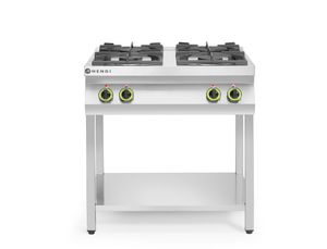 Gāzes plīts Kitchen Line 4 degļu, ar atvērtu statīvu, HENDI, Kitchen Line, 19kW, 800x700x(H)900mm