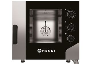 Horno de convección con vapor CONTROL 5x GN 1/1, HENDI, GN 1/1, 400V/7800W, 730x855x(H)700mm