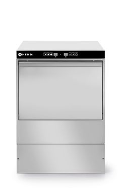 Zmywarka do szkła 40x40 – sterowana elektronicznie, HENDI, 230V/2800W, 470x510x(H)710mm