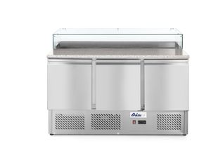 Three door pizza counter 380L, Arktic, 230V/310W, 1378x702x(H)1155mm