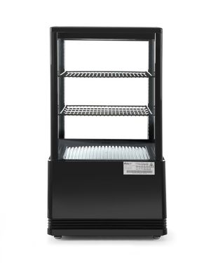 Refrigerated display cabinet, 58 l, Arktic, black, 230V/170W, 452x406x(H)830mm