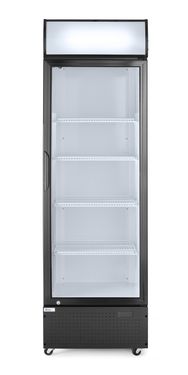 Ühe uksega tagumine baarikülmik taustvalgustusega paneeliga, Arktic, 254L, Must, 230V/250W, 578x605x(H)1980mm