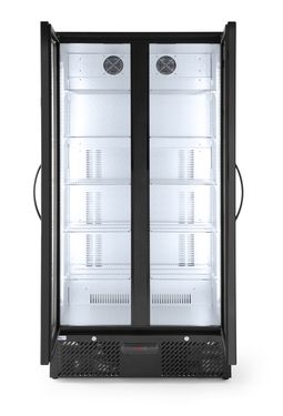 Barová chladnička dvojdverová, Arktic, 384L, Čierna, 220-240V/365W, 900x530x(H)1820mm