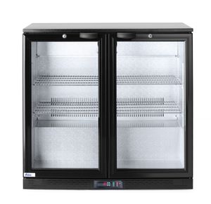 Dvojdverová chladnička so zadnou lištou, Arktic, 158L, Čierna, 220-240V/160W, 900x530x(H)870mm