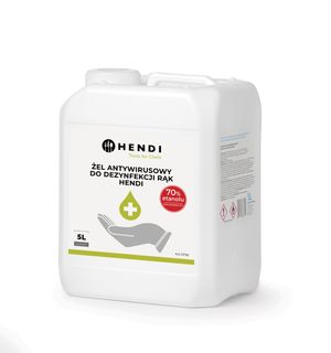Roku dezinfekcijas gēls, HENDI, 5 l