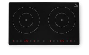 Indukčný varič dvojitý, HENDI, Kitchen Line, 230V/3500W, 608x405x(H)54mm