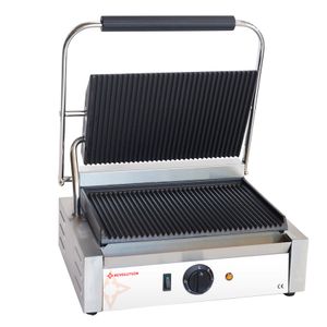Single Contact Grill - soonikuga grillimispind, Revolution, 230V/2200W, 410x305x(H)210mm