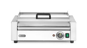 Podgrzewacz rolkowy do parówek jednostrefowy, z energooszczędną pokrywą, HENDI, 9 rolek, 230V/790W, 566x450x(H)259mm