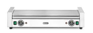 Podgrzewacz rolkowy do parówek XL - dwustrefowy, HENDI, 14 rolek, srebrny, 220-240V/2000W, 732x590x(H)168mm, Prostokątny