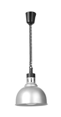 Kylančios ir nusileidžiančios šilumos lempos, kupolo formos, HENDI, Sidabro, 230V/250W, ⌀250x(H)207mm