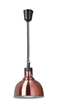 Kylančios ir nusileidžiančios šilumos lempos, kupolo formos, HENDI, Varis, 230V/250W, ⌀250x(H)207mm