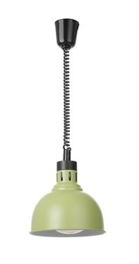 Kylančios ir nusileidžiančios šilumos lempos, kupolo formos, HENDI, Žalia, 230V/250W, ⌀250x(H)207mm