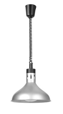 Kylančios ir besileidžiančios šilumos lempos, varpo formos, HENDI, Sidabro, 230V/250W, ⌀295x(H)207mm