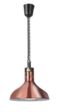 Kylančios ir besileidžiančios šilumos lempos, varpo formos, HENDI, Varis, 230V/250W, ⌀295x(H)207mm