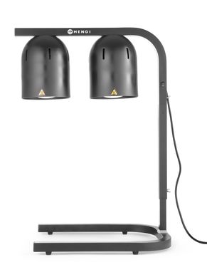 Toidusoojenduslamp, infrapuna, HENDI, Must, 230V/500W, 453x360x(H)790mm