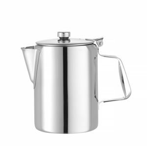 Kaffee-/Teekanne mit Klappdeckel, HENDI, 0,6L, ⌀97x(H)142mm