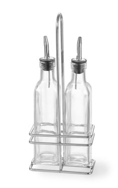 Juego de aceitera y vinagrera, HENDI, 2x0,237L, 0,47L, 115x60x(H)325mm