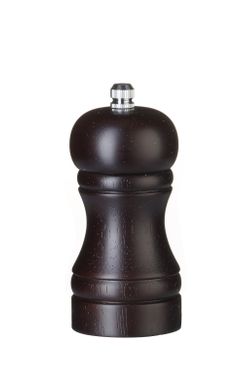 Drevený mlynček na soľ, HENDI, Tmavá dubová, ⌀50x(H)113mm