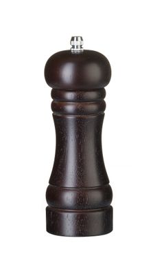Drevený mlynček na soľ, HENDI, Tmavá dubová, ⌀57x(H)165mm