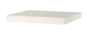 Hackblock HDPE, HENDI, Weiß, 500x400x(H)50mm