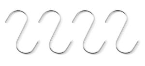 Ganchos de carnicero, HENDI, 4 uds., 90x4mm