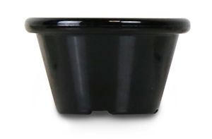 Keramikas podiņš, HENDI, 0,045L, Melns, 12 gab., ⌀60x(H)35mm