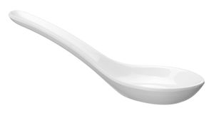 Łyżka przystawkowa z melaminy, HENDI, biały, 130x45mm