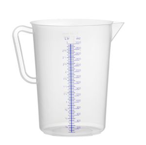 Jarra medidora de polipropileno, HENDI, Kitchen Line, 3L, ⌀160x(H)240mm