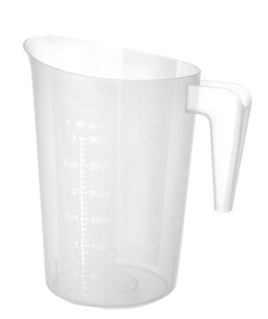 Jarra medidora apilable, HENDI, Budget Line, 3L, ⌀181x(H)233mm