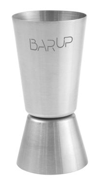 Mensuur 20/40 ml, BarUp, Hõbedane, ⌀40x(H)80mm, Ümar
